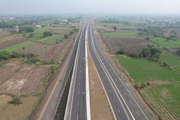 Completed Highway with Beautiful Scenery