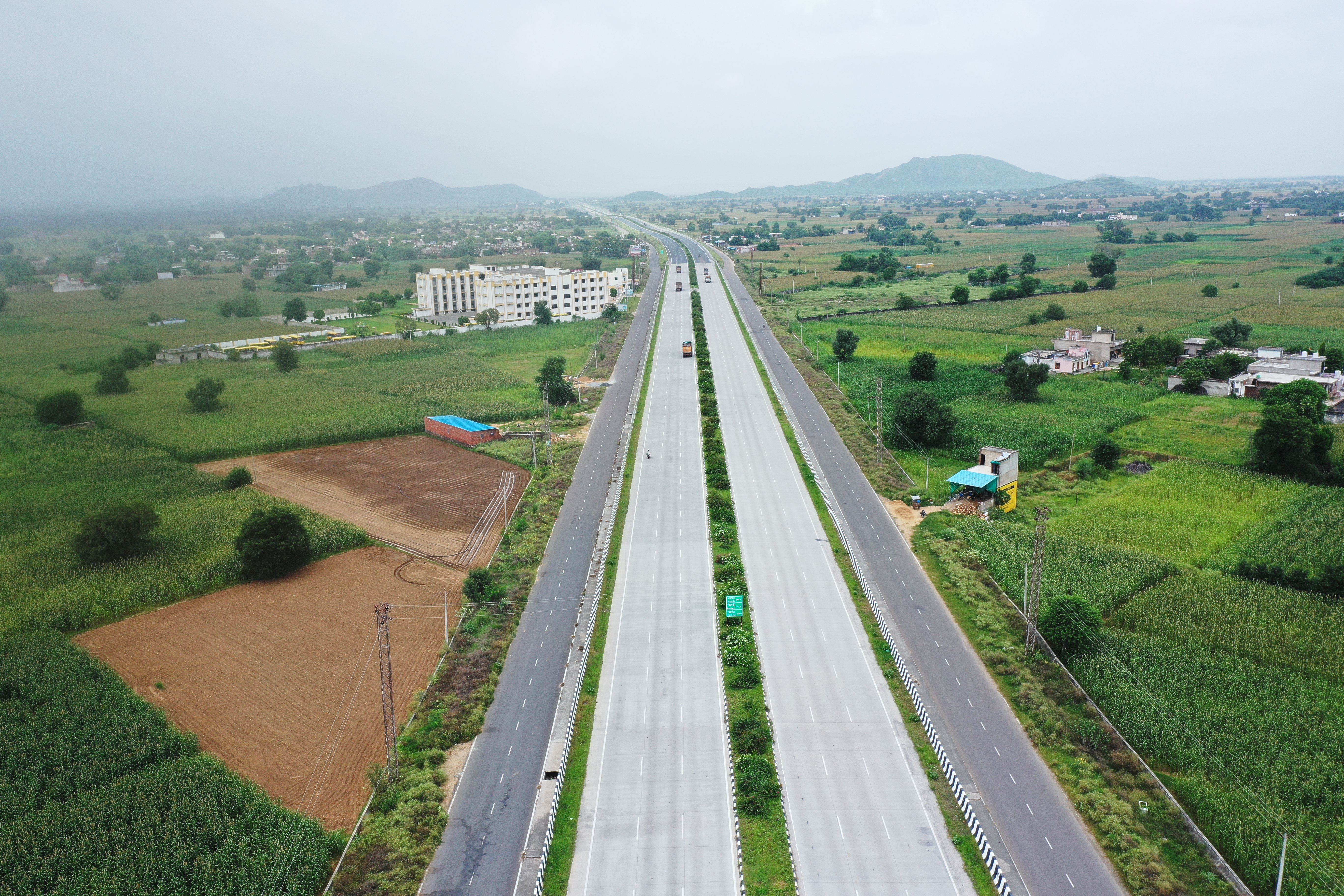 Aerial View of the Highway