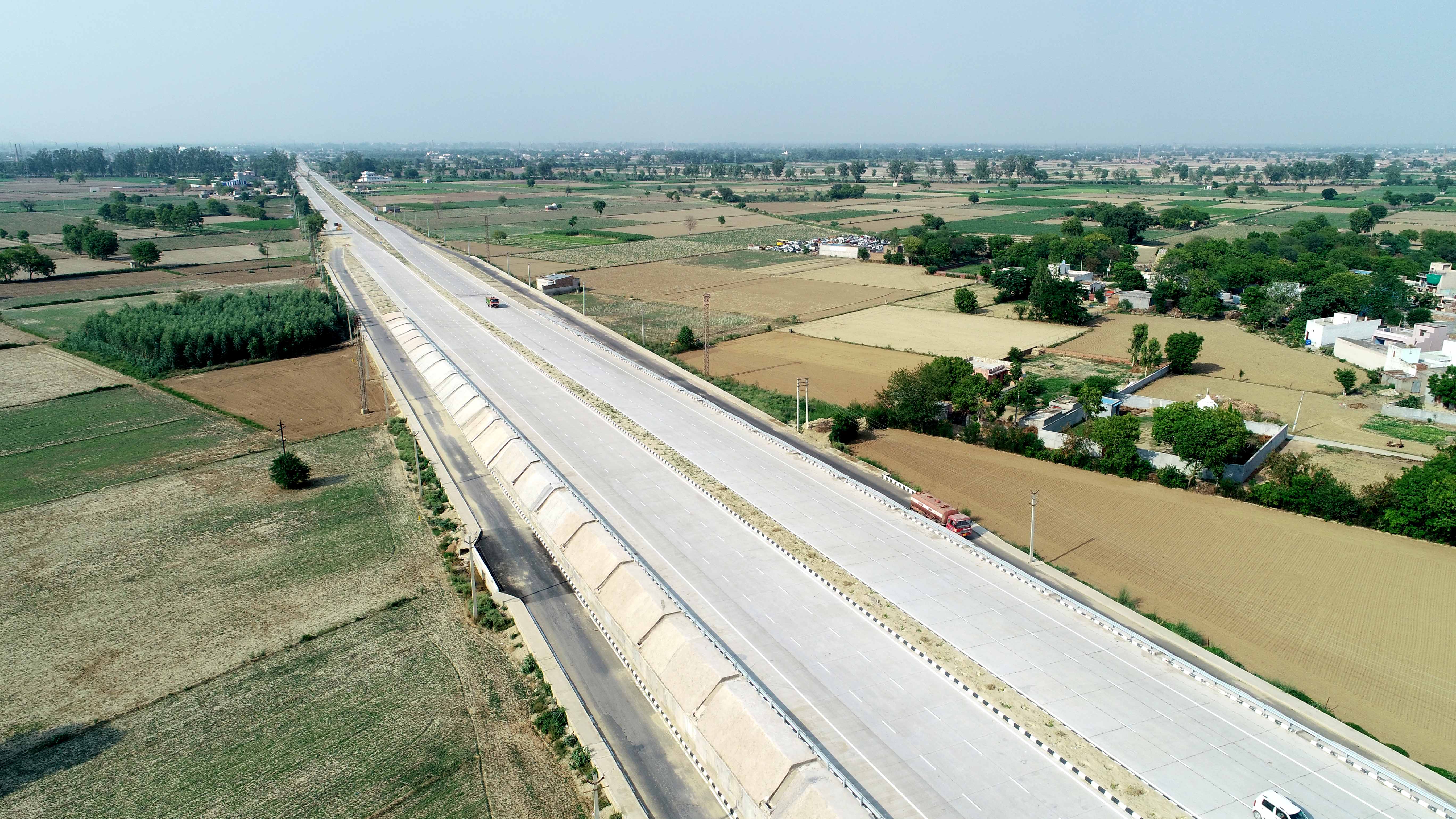 Completed Highway with Beautiful Scenery